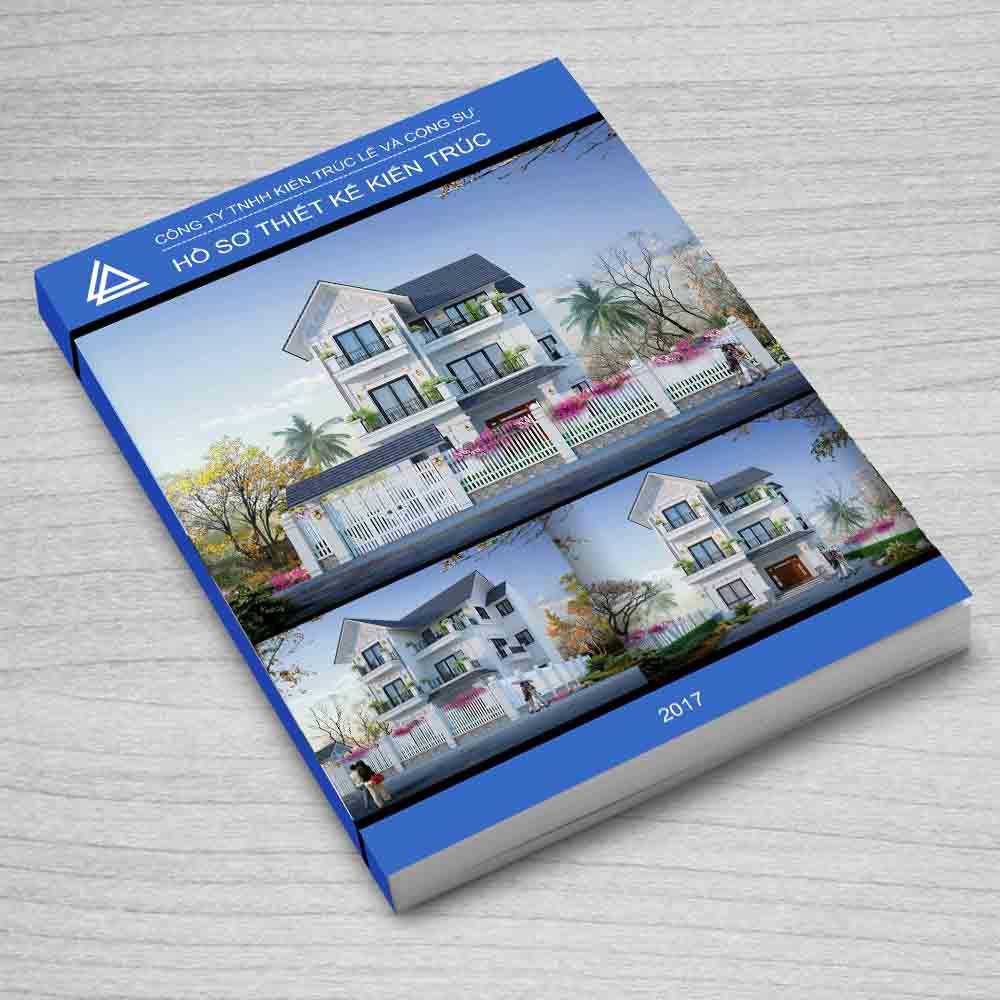 Bản vẽ thiết kế biệt thự 3 tầng đẹp