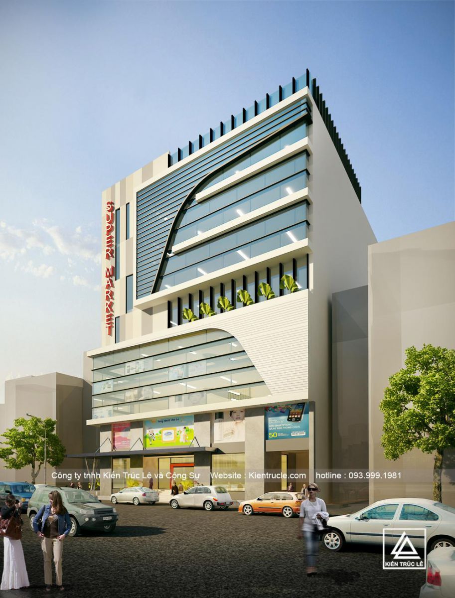 Mẫu trung tâm thương mại đẹp