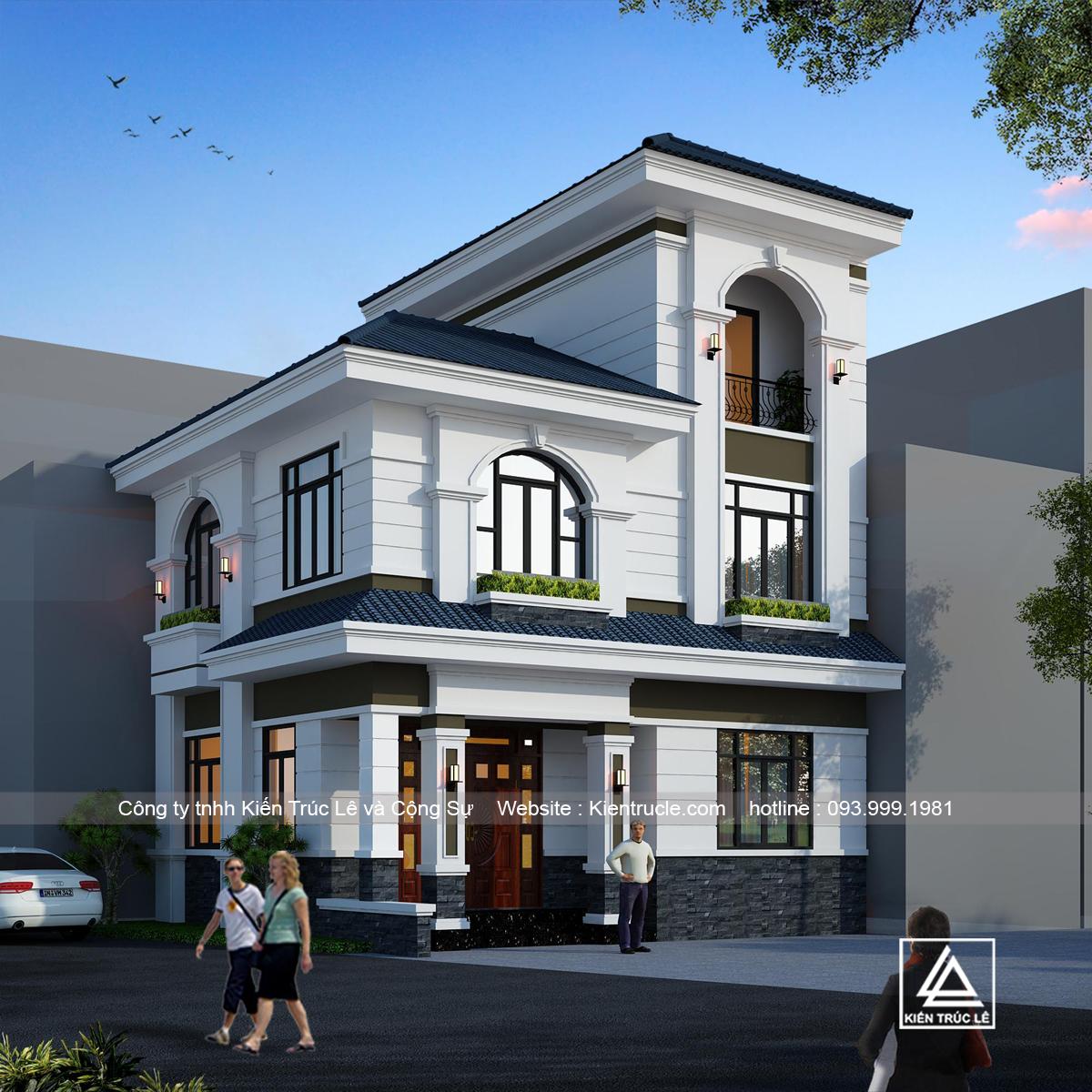 Thiết kế nhà 70m2 3 tầng đẹp