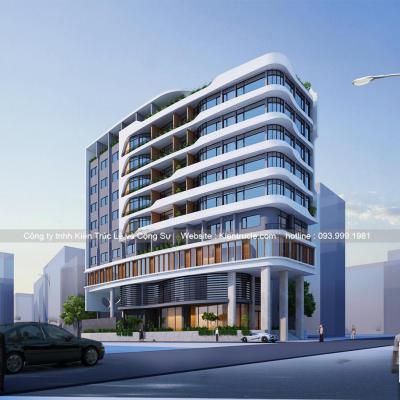 Thiết kế khách sạn 10 tầng đep