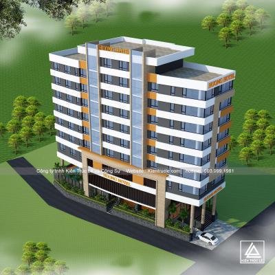 Mẫu khách sạn 3 sao 10 tầng hiện đại
