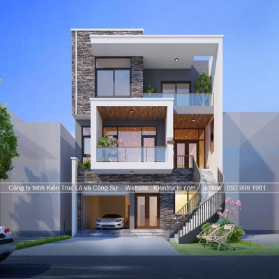 Nhà biệt thự phố 3 tầng mặt tiền 9m