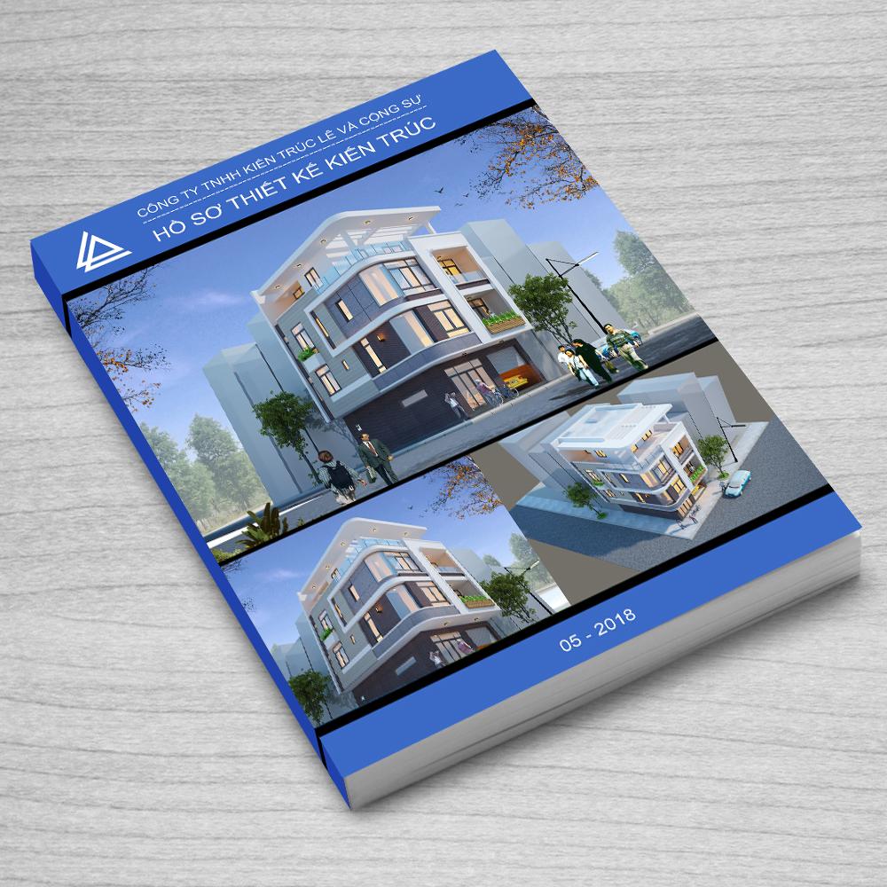 Bản vẽ thiết kế nhà 4 tầng lô góc 2 mặt tiền đẹp