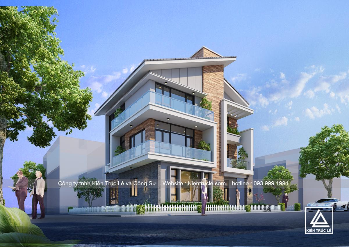 Biệt thự 3 tầng 100m2