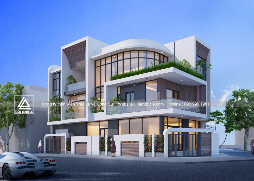 Biệt thự 3 tầng 150m2 lô góc đẹp