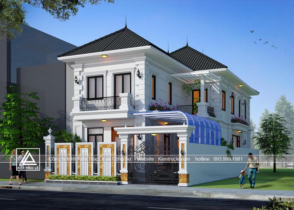 Biệt thự đẹp 2 tầng 150m2 2 mặt tiền