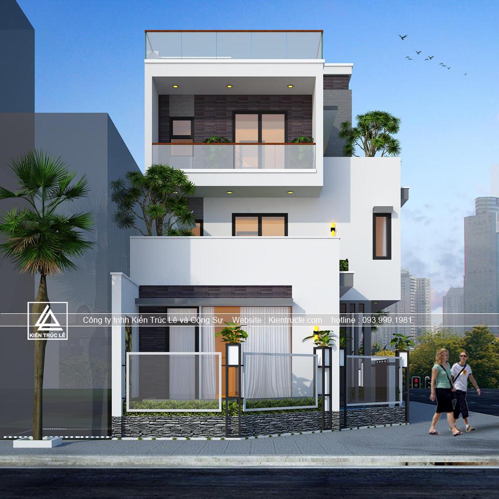 Biệt thự hiện đại 3 tầng
