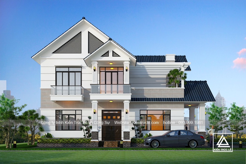 Biệt thự nhà vườn 2 tầng 120m2 đẹp