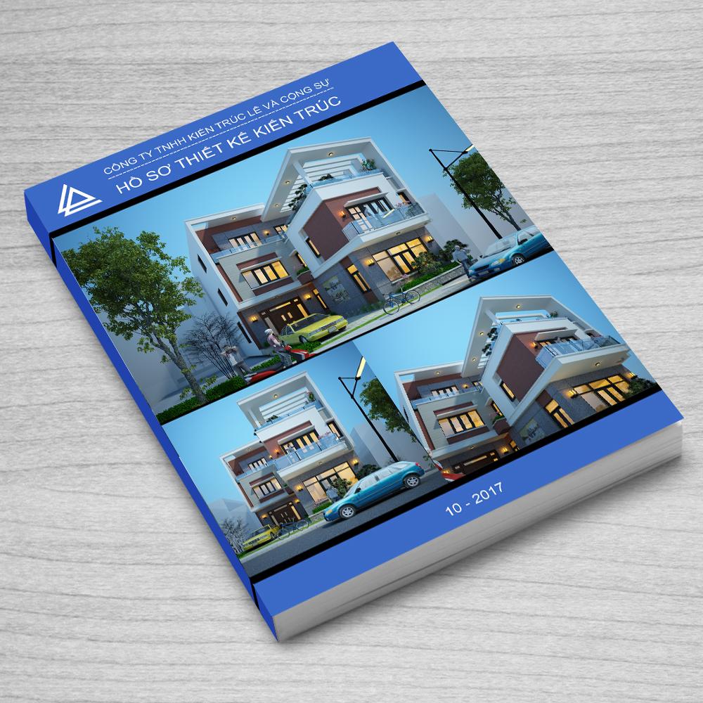 Hồ sơ bản vẽ mẫu nhà phố 3 tầng 10x18m đẹp hiện đại