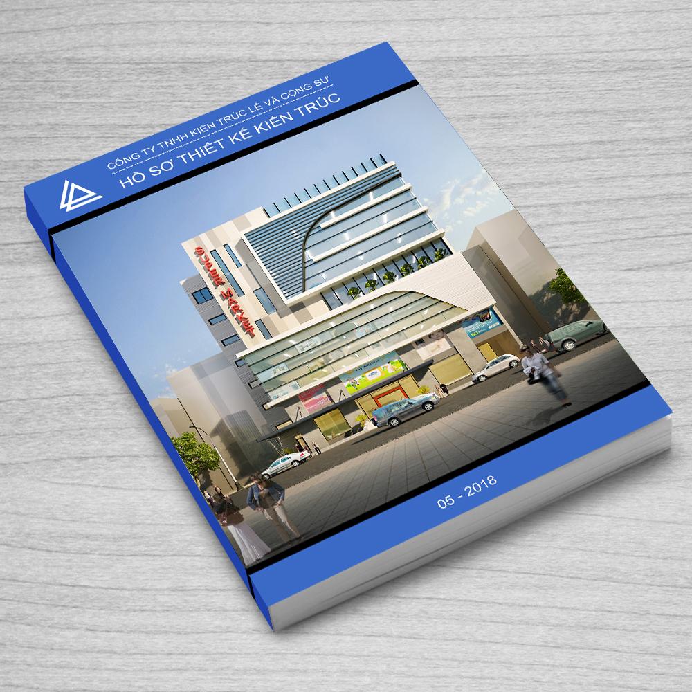 Hồ sơ bản vẽ thiết kế trung tâm thương mại 8 tầng đẹp