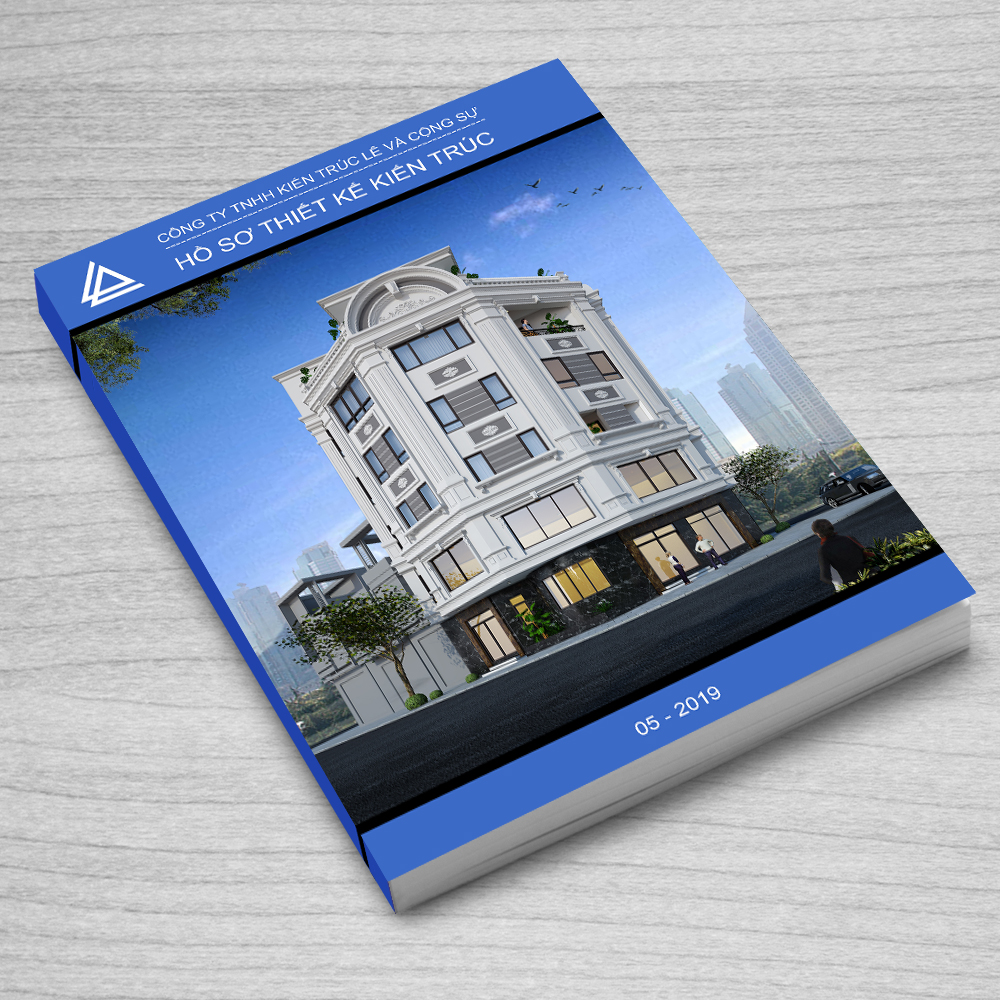 Hồ sơ bản vẽ thiết kế nhà phố 4 tầng lô góc đẹp