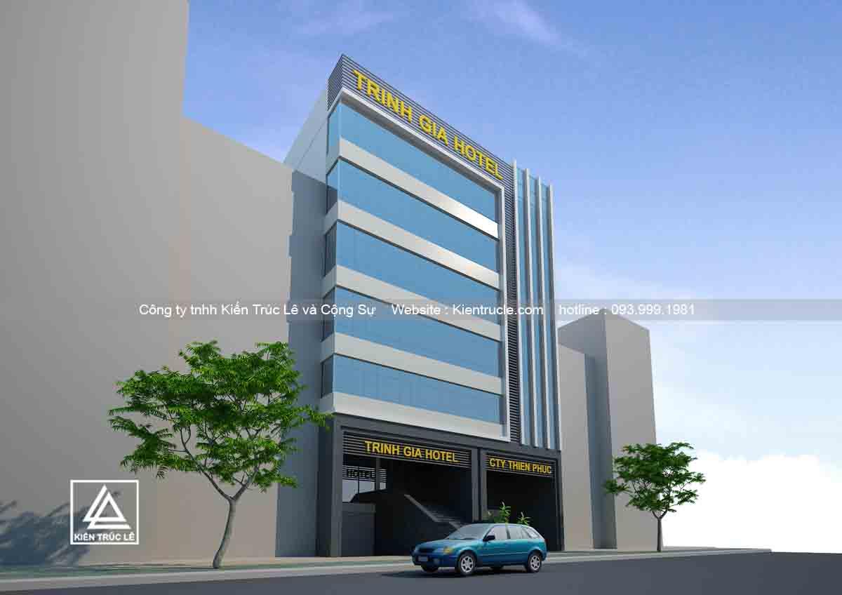 Khách sạn mini 6 tầng đẹp