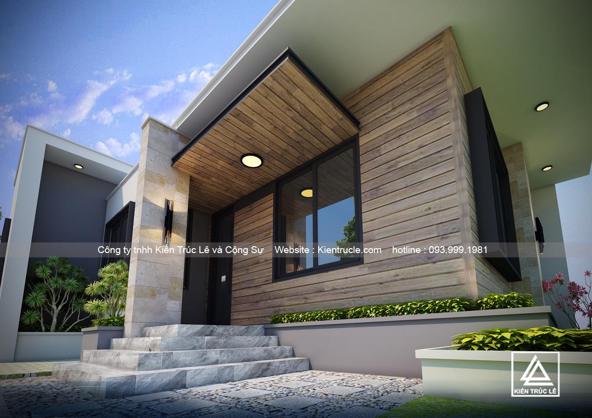 Không gian nhà đẹp 1 tầng