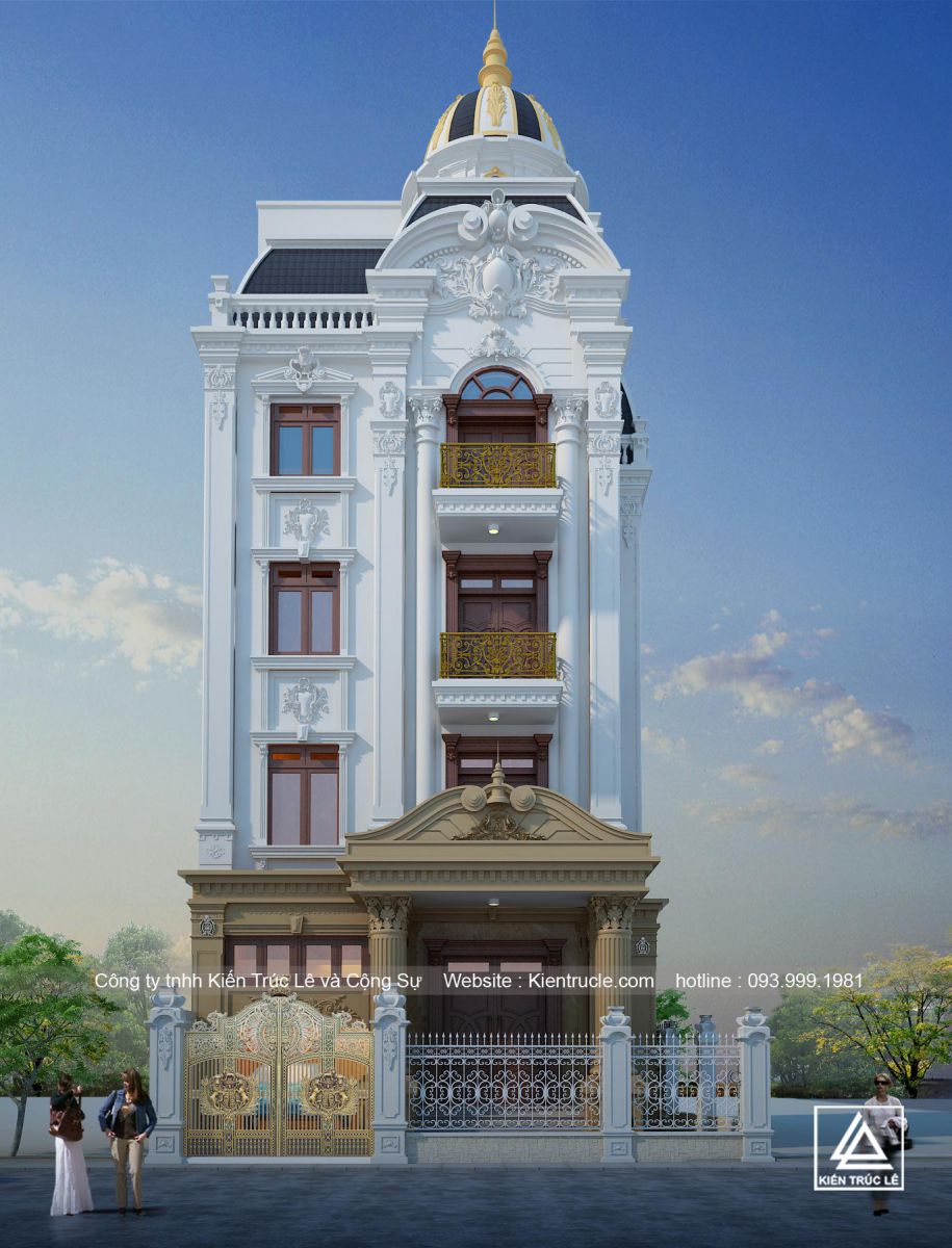 Mẫu biệt thự lâu đài mini đẹp