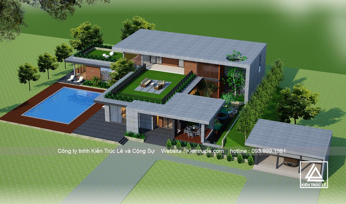 Mẫu biệt thự nghỉ dưỡng đẹp