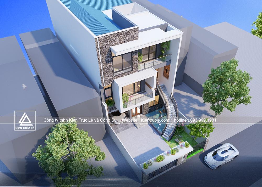 Mẫu biệt thự phố mặt tiền 9m