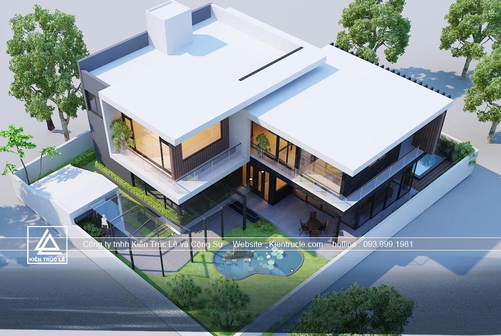 Mẫu biệt thự nghỉ dưỡng hiện đại