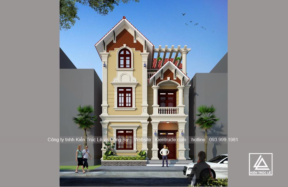 Mẫu thiết kế nhà 3 tầng 8x15m đẹp nhất