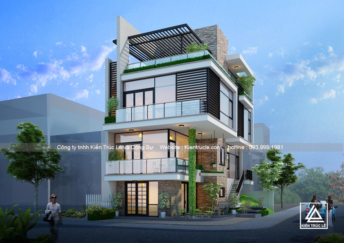 Mẫu thiết kế nhà ống 6x12m đẹp hiện đại