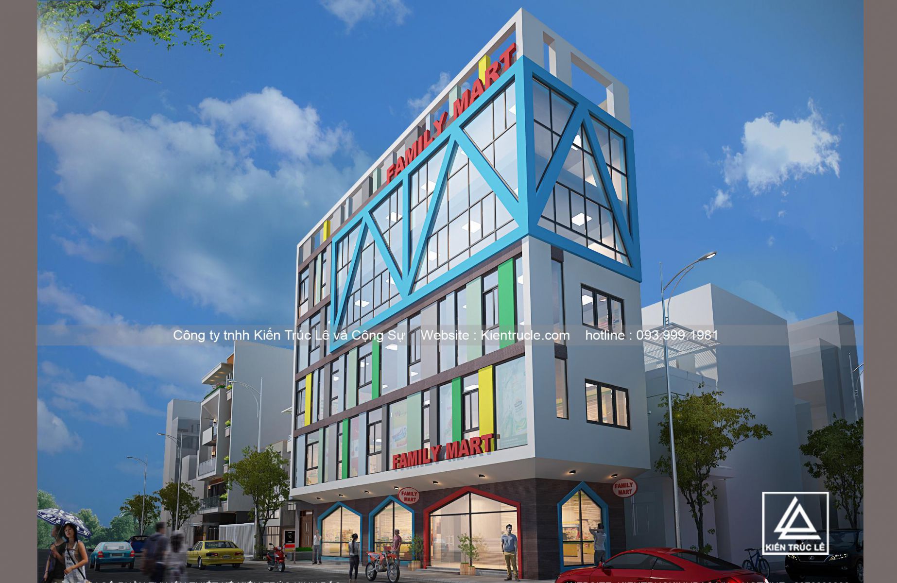 Mẫu thiết kế siêu thị mini đẹp nhất