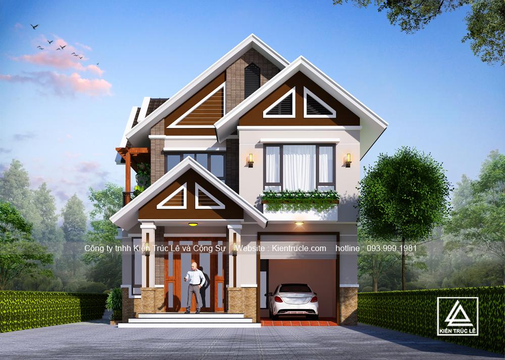 Nhà 2 tầng 10x12m