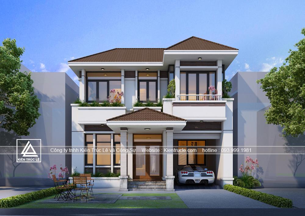 Nhà 2 tầng mặt tiền 9m đẹp