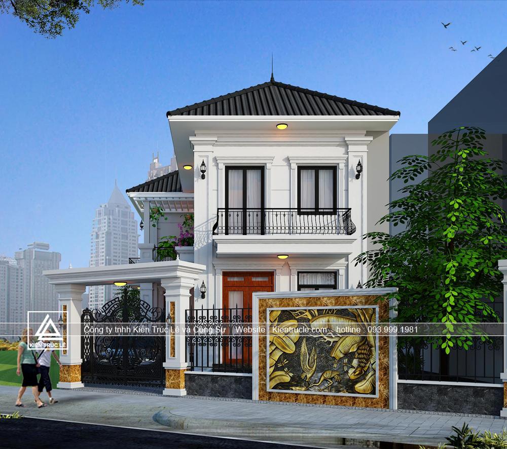 Nhà biệt thự 2 tầng 2 mặt tiền đẹp