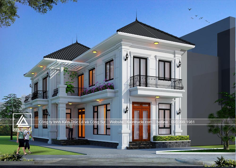 Nhà biệt thự 2 tầng đẹp tại Ninh Bình