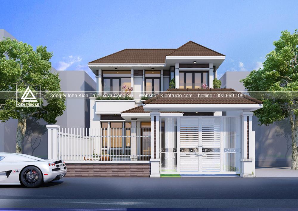 Nhà đẹp 2 tầng mặt tiền 9m