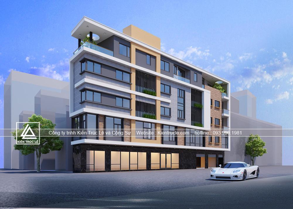 Nhà 5 tầng để ở kết hợp kinh doanh