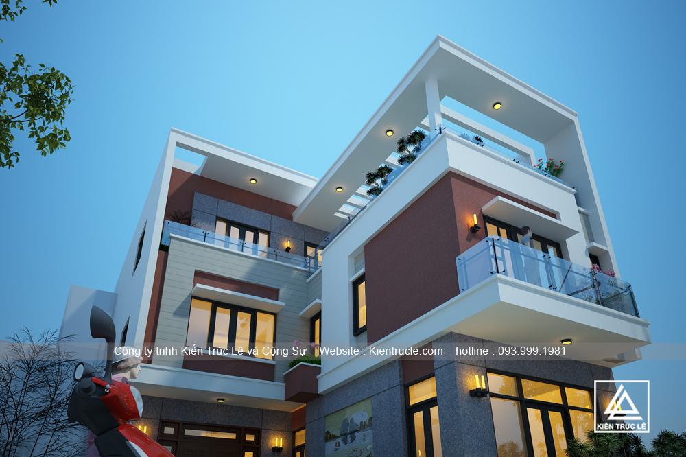 Nhà phố 3 tầng đẹp