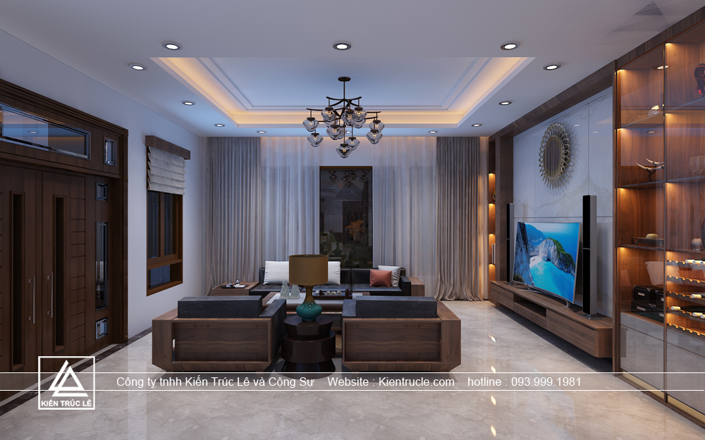 Phòng khách đẹp 40m2