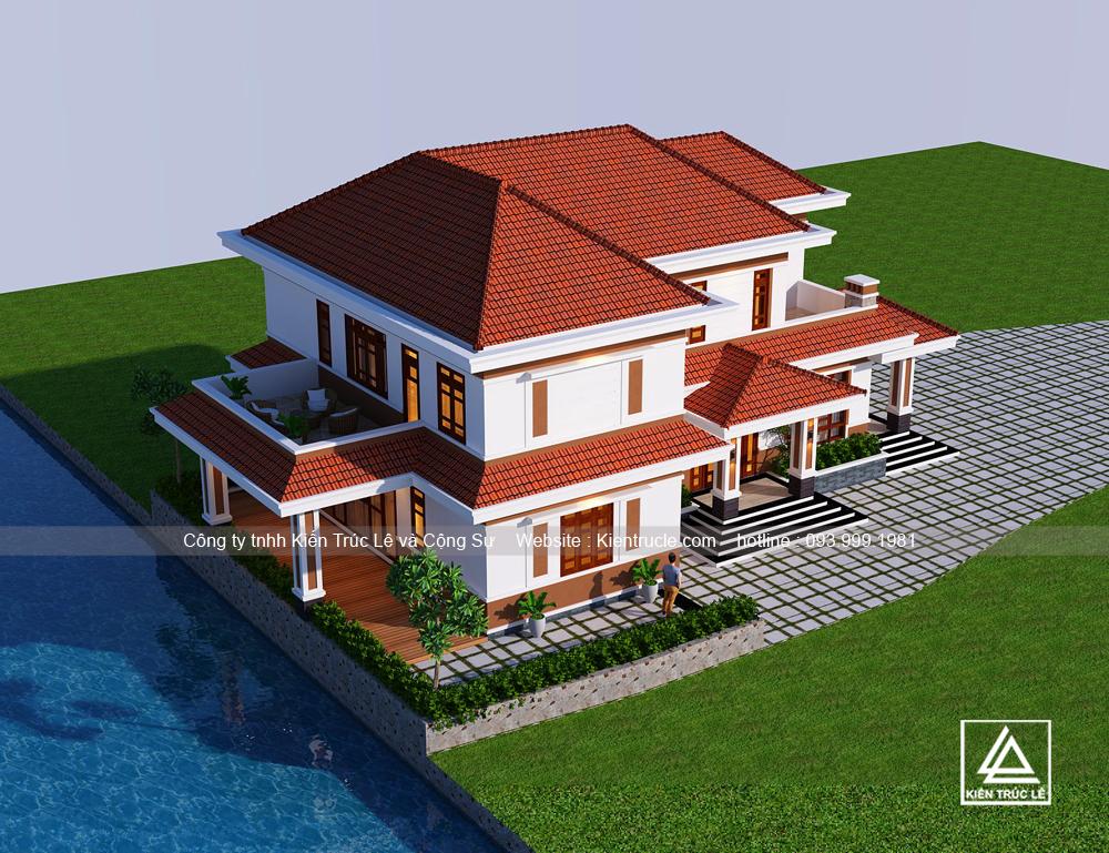 Thiết kế biệt thự đẹp tại thái nguyên