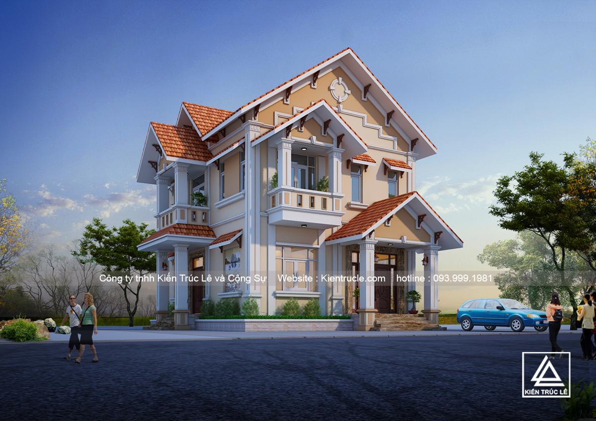 Thiết kế nhà vườn 9x11m tại hải phòng