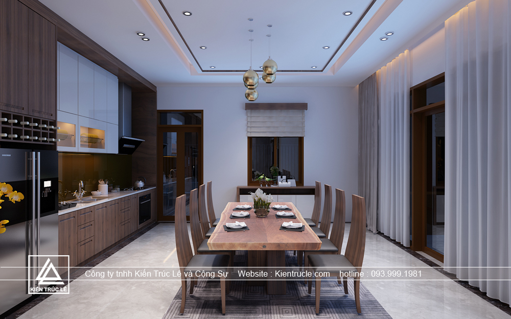 Thiết kế phòng bếp ăn đẹp nhất