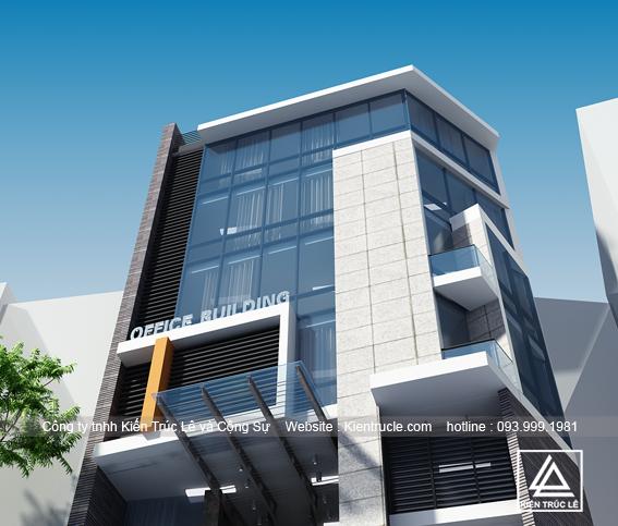 Xây nhà văn phòng 5 tầng cho thuê đẹp