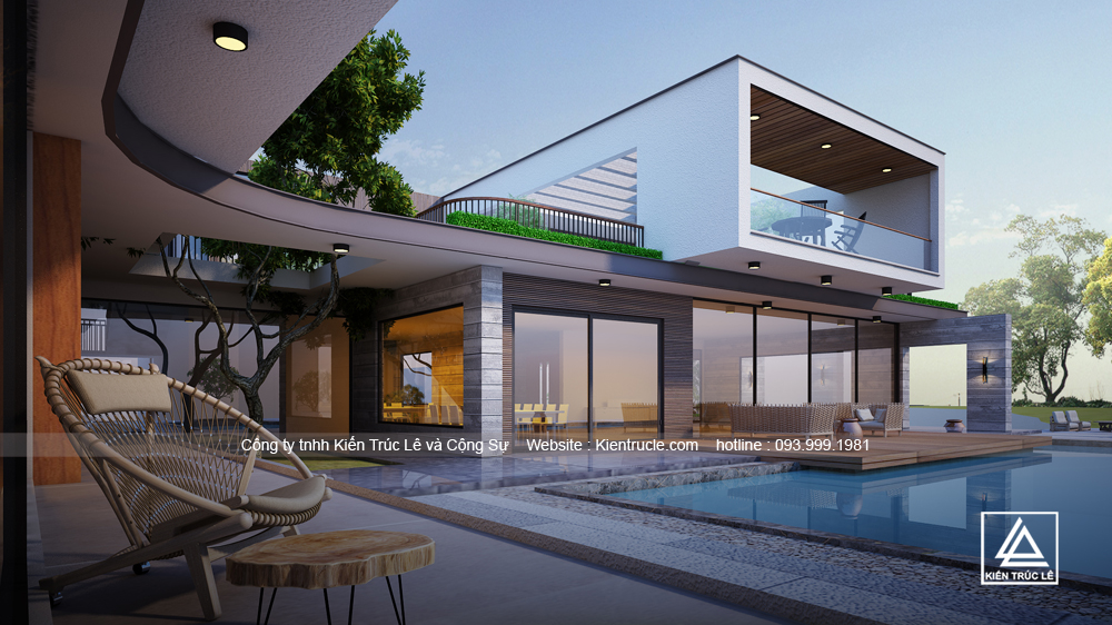 Công ty thiết kế nhà biệt thự nghỉ dưỡng đẹp tại hà nội