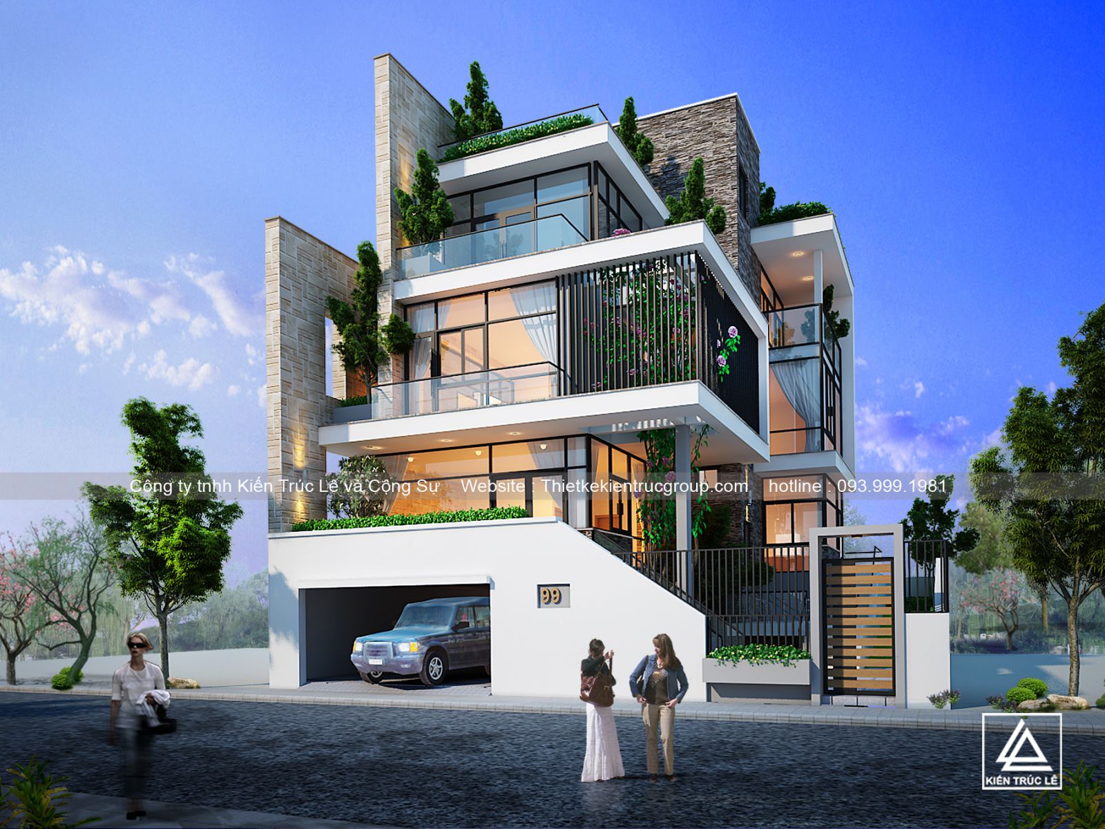 Mẫu thiết kế nhà 10x15m đẹp nhất